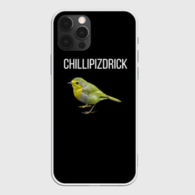 Чехол для iPhone 12 Pro Max с принтом CHILLIPIZDRICK , Силикон |  | chill | птица | фразы | чил