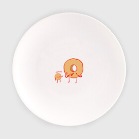 Тарелка с принтом Пончики , фарфор | диаметр - 210 мм
диаметр для нанесения принта - 120 мм | еда | мама и сын | мама пончик | пончикидонатс | почкики