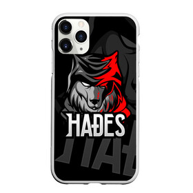 Чехол для iPhone 11 Pro матовый с принтом Hades , Силикон |  | hades | roguelike | бесконечные круги ада | волк | компьютерная игра | красный | эмблема