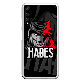 Чехол для Honor 20 с принтом Hades , Силикон | Область печати: задняя сторона чехла, без боковых панелей | hades | roguelike | бесконечные круги ада | волк | компьютерная игра | красный | эмблема