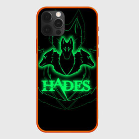 Чехол для iPhone 12 Pro с принтом Hades , силикон | область печати: задняя сторона чехла, без боковых панелей | hades | roguelike | бесконечные круги ада | волки | зелёные | компьютерная игра | светящиеся | эмблема