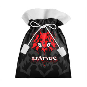 Подарочный 3D мешок с принтом Hades , 100% полиэстер | Размер: 29*39 см | hades | roguelike | бесконечные круги ада | волк | компьютерная игра | красный | цепь | эмблема