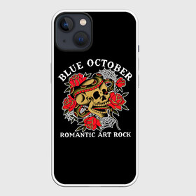Чехол для iPhone 13 с принтом Blue October ,  |  | alternative | art | blue october | indie | justin furstenfeld | rock | romantic | texas | печальный октябрь | рок | романтика