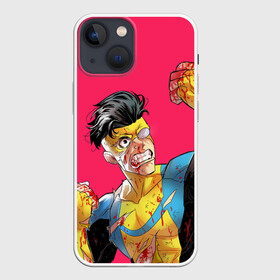 Чехол для iPhone 13 mini с принтом Неуязвимый ,  |  | allen | invincible | omni man | omniman | superhero | алиен | аллен | инвинсибл | неуязвимый | омнимэн | супергерои