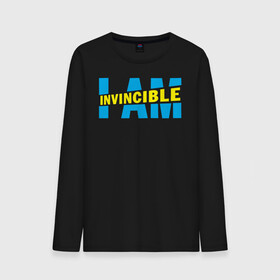 Мужской лонгслив хлопок с принтом I am Invincible , 100% хлопок |  | Тематика изображения на принте: allen | invincible | omni man | omniman | superhero | алиен | аллен | инвинсибл | неуязвимый | омнимэн | супергерои