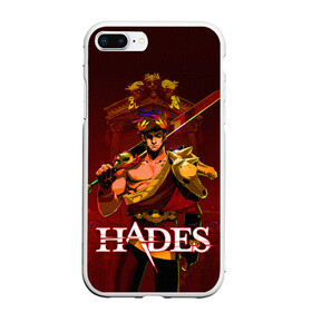 Чехол для iPhone 7Plus/8 Plus матовый с принтом Zagreus Hades , Силикон | Область печати: задняя сторона чехла, без боковых панелей | hades | roguelike | zagreus | бесконечные круги ада | загрей | компьютерная игра | мифология | сын аида