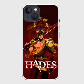 Чехол для iPhone 13 с принтом Zagreus Hades ,  |  | hades | roguelike | zagreus | бесконечные круги ада | загрей | компьютерная игра | мифология | сын аида