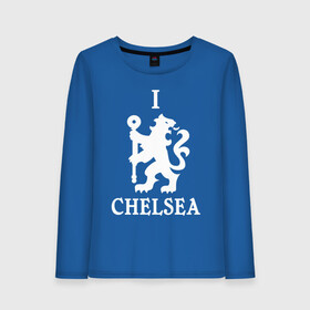 Женский лонгслив хлопок с принтом I LOVE CHELSEA , 100% хлопок |  | british | champion | chelsea | england | football | lion | london | soccer | sport | stamford | team | абрамович | англия | аристократы | лондон | львы | мяч | спорт | футбол | челси | чемпион