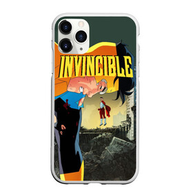 Чехол для iPhone 11 Pro Max матовый с принтом INVINCIBLE , Силикон |  | allen | invincible | omni man | omniman | superhero | алиен | аллен | инвинсибл | неуязвимый | омнимэн | супергерои