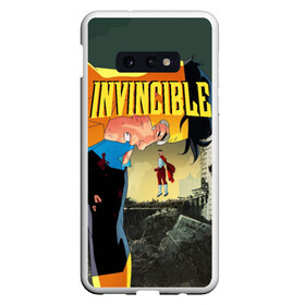 Чехол для Samsung S10E с принтом INVINCIBLE , Силикон | Область печати: задняя сторона чехла, без боковых панелей | allen | invincible | omni man | omniman | superhero | алиен | аллен | инвинсибл | неуязвимый | омнимэн | супергерои