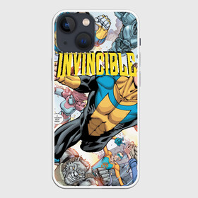 Чехол для iPhone 13 mini с принтом Неуязвимый ,  |  | allen | invincible | omni man | omniman | superhero | алиен | аллен | инвинсибл | неуязвимый | омнимэн | супергерои