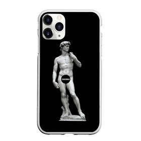 Чехол для iPhone 11 Pro Max матовый с принтом David (Censored) , Силикон |  | adam | censored | david | god | italia | michelangelo | адам | античность | архитектор | бог | буонарроти | век | давид | древность | италия | итальянский | картина | микеланджело | мыслитель | поэт | скульптор | скульптура