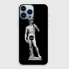 Чехол для iPhone 13 Pro Max с принтом David (Censored) ,  |  | Тематика изображения на принте: adam | censored | david | god | italia | michelangelo | адам | античность | архитектор | бог | буонарроти | век | давид | древность | италия | итальянский | картина | микеланджело | мыслитель | поэт | скульптор | скульптура