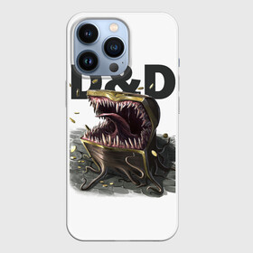 Чехол для iPhone 13 Pro с принтом DD | Мимик сундук | ДнД ,  |  | Тематика изображения на принте: dd | dungeons and dragons | днд | мимик | подземелья и драконы | сундук