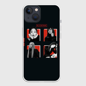 Чехол для iPhone 13 с принтом BLACKPINK | Red and black ,  |  | black pink | blackpink | pop | блэк пинк | ким дженни | ким джи су | корейцы | лалиса манобан | музыка | поп | попса | розэ