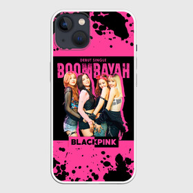 Чехол для iPhone 13 с принтом Boombayah ,  |  | black pink | blackpink | pop | блэк пинк | ким дженни | ким джи су | корейцы | лалиса манобан | музыка | поп | попса | розэ