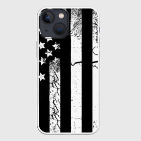 Чехол для iPhone 13 mini с принтом ЗВЕЗДНО ПОЛОСАТЫЙ ,  |  | america | black | dark | flag | graffiti | star | usa | white | америка | белый | граффити | звезды | полосы | ретро | стена | сша | флаг | черный