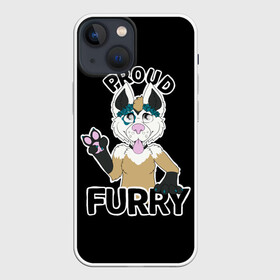 Чехол для iPhone 13 mini с принтом Furry wolf ,  |  | furry | антропоморфное животное | волк | животные | зверь | фурри | человек