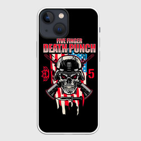 Чехол для iPhone 13 mini с принтом 5FDP | Five Finger Death Punch ,  |  | 5fdp | america | death | ffdp | finger | five | hard | metal | music | punch | rock | skull | states | united | usa | америка | метал | музыка | рок | сша | хард | череп