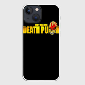 Чехол для iPhone 13 mini с принтом FFDP | Five Finger Death Punch ,  |  | 5fdp | america | death | ffdp | finger | five | hard | metal | music | punch | rock | skull | states | united | usa | америка | метал | музыка | рок | сша | хард | череп