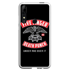 Чехол для Honor P Smart Z с принтом Five Finger Death Punch (5FDP) , Силикон | Область печати: задняя сторона чехла, без боковых панелей | Тематика изображения на принте: 5fdp | america | death | ffdp | finger | five | hard | metal | music | punch | rock | skull | states | united | usa | америка | метал | музыка | рок | сша | хард | череп