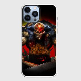 Чехол для iPhone 13 Pro Max с принтом Five Finger Death Punch Skull ,  |  | album cover | art | butcher | dark art | ffdp | ffdp мерч | five finger death punch merch | five finger death punch мерч | got your six | heavy metal | skull | арт | иллюстрация | мясник | обложка альбома