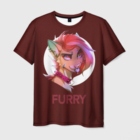 Мужская футболка 3D с принтом Furry fox , 100% полиэфир | прямой крой, круглый вырез горловины, длина до линии бедер | furry | furry fox | антропоморфное животное | животные | зверь | лиса | фурри | человек