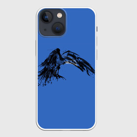 Чехол для iPhone 13 mini с принтом Тень ворона ,  |  | crow | ворон | ворона | пернатый | птица