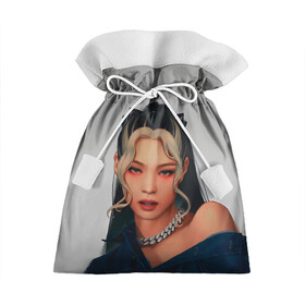 Подарочный 3D мешок с принтом Hot Jennie , 100% полиэстер | Размер: 29*39 см | Тематика изображения на принте: black pink | blackpink | pop | блэк пинк | ким дженни | ким джи су | корейцы | лалиса манобан | музыка | поп | попса | розэ