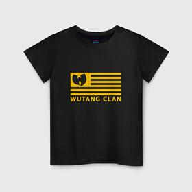 Детская футболка хлопок с принтом Wu-Tang Flag , 100% хлопок | круглый вырез горловины, полуприлегающий силуэт, длина до линии бедер | Тематика изображения на принте: black | gza | hip hop | method man | music | new york | odb | old school | rap | rza | usa | wu tang | wu tang clan | аудио | винил | ву тэнг | граффити | диджей | кассета | микрофон | музыка | нью йорк | пластинка | рэп | рэпер | сша