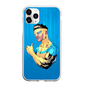 Чехол для iPhone 11 Pro матовый с принтом Неуязвимый , Силикон |  | allen | invincible | omni man | omniman | superhero | алиен | аллен | инвинсибл | неуязвимый | омнимэн | супергерои