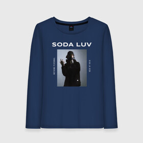 Женский лонгслив хлопок с принтом SODA LUV , 100% хлопок |  | luv | mayot | melon | music | og buda | seemee | soda | sodaluv | бигасс | коми | лав | лого | логотип | лув | мелон | сода