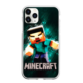 Чехол для iPhone 11 Pro Max матовый с принтом MINECRAFT , Силикон |  | creeper | game | green | herobrine | kids | minecraft | детские | игры | компьютерные | крипер | майнкрафт | мобильные | персонаж | хиробрин