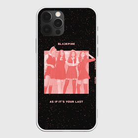 Чехол для iPhone 12 Pro с принтом Pink blank , силикон | область печати: задняя сторона чехла, без боковых панелей | black pink | blackpink | pop | блэк пинк | ким дженни | ким джи су | корейцы | лалиса манобан | музыка | поп | попса | розэ
