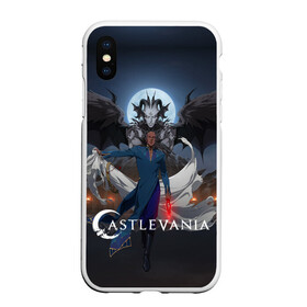 Чехол для iPhone XS Max матовый с принтом Castlevania Исаак , Силикон | Область печати: задняя сторона чехла, без боковых панелей | alucard | anime | blood | castlevania | death | demon | dracula | evil | isaac | monster | netflix | sypha belnades | trevor belmont | vampire | vlad tepes | алукард | аниме | вампир | влад цепеш | демон | дракула | зло | каслвания | кровь | монстр | нетф