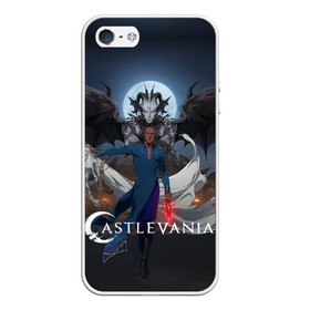 Чехол для iPhone 5/5S матовый с принтом Castlevania Исаак , Силикон | Область печати: задняя сторона чехла, без боковых панелей | Тематика изображения на принте: alucard | anime | blood | castlevania | death | demon | dracula | evil | isaac | monster | netflix | sypha belnades | trevor belmont | vampire | vlad tepes | алукард | аниме | вампир | влад цепеш | демон | дракула | зло | каслвания | кровь | монстр | нетф