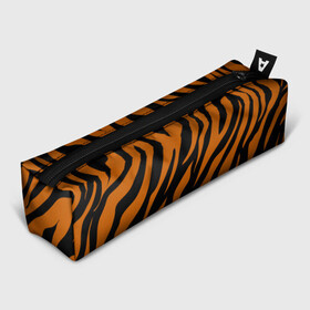Пенал школьный 3D с принтом Тигровый Камуфляж , 100% полиэстер | плотная ткань, застежка на молнии | camo | tiger | камуфляж | полосы | тигр