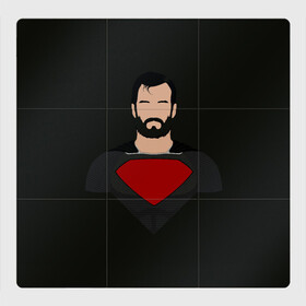Магнитный плакат 3Х3 с принтом Кал Эл , Полимерный материал с магнитным слоем | 9 деталей размером 9*9 см | dc comics | superman | кларк кент | лига справедливости | супермен