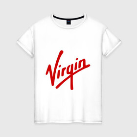Женская футболка хлопок с принтом Virgin | Richard Branson , 100% хлопок | прямой крой, круглый вырез горловины, длина до линии бедер, слегка спущенное плечо | galactic | бренсен | бренсон | брэнсeн | брэнсон | вингин | вирджин | вирджн | галактик | ричард