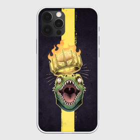 Чехол для iPhone 12 Pro Max с принтом King Caiman , Силикон |  | Тематика изображения на принте: anime | caiman | dorohedoro | kaiman | magician killer | manga | nikaido | noi | shin | аниме | дорохедоро | кайман | маги | магия | манга | никадо | нои | шин