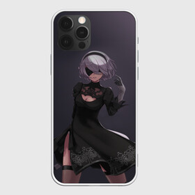 Чехол для iPhone 12 Pro Max с принтом nier , Силикон |  | 2b | ahegao | anime | girl | nier automata | replicant | waifu | аниме | ахегао | нир автомата | отаку | охегао | тян | тяночка