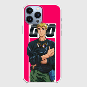 Чехол для iPhone 13 Pro Max с принтом Great Teacher Onizuka ,  |  | Тематика изображения на принте: eikichi onizuka | great teacher onizuka | gto | onizuka | крутой учитель онидзука | онидзука | эйкити онидзука