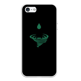 Чехол для iPhone 5/5S матовый с принтом Зеленый ураган , Силикон | Область печати: задняя сторона чехла, без боковых панелей | буря | вихрь | зеленый цвет | погода | природа | стихия природы | ураган | шторм | экология