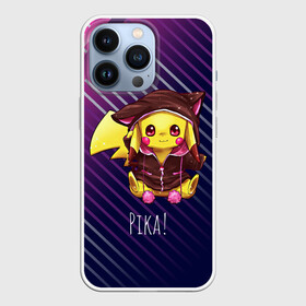 Чехол для iPhone 13 Pro с принтом Пикачу в костюме ,  |  | anime | picachu | pikachu | аниме | милый | пика | пикачу | покебол | покемон