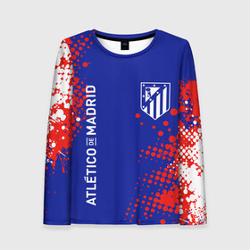 Женский лонгслив 3D с принтом ATLETICO DE MADRID АТЛЕТИКО , 100% полиэстер | длинные рукава, круглый вырез горловины, полуприлегающий силуэт | atletico madrid | fifa | football | football club. | sport | uefa | английская премьер лига | атлетико мадрид | лига финал | матч | спорт | уефа | финал | фифа | футбол | футбольный клуб