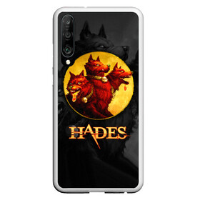 Чехол для Honor P30 с принтом Hades wolf , Силикон | Область печати: задняя сторона чехла, без боковых панелей | hades | roguelike | бесконечные круги ада | волк | компьютерная игра | красный | трехглавый