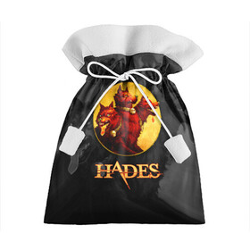 Подарочный 3D мешок с принтом Hades wolf , 100% полиэстер | Размер: 29*39 см | hades | roguelike | бесконечные круги ада | волк | компьютерная игра | красный | трехглавый