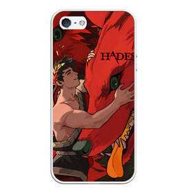 Чехол для iPhone 5/5S матовый с принтом Hades Zagreus , Силикон | Область печати: задняя сторона чехла, без боковых панелей | hades | roguelike | zagreus | бесконечные круги ада | бог | волк | загрей | компьютерная игра | красный | мифология | сын аида | трехглавый