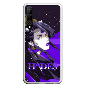 Чехол для Honor P30 с принтом Hades Nyx , Силикон | Область печати: задняя сторона чехла, без боковых панелей | nyx | roguelike | бесконечные круги ада | звезды | компьютерная игра | космос | мифология | никс