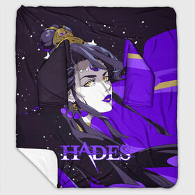 Плед с рукавами с принтом Hades Nyx , 100% полиэстер | Закругленные углы, все края обработаны. Ткань не мнется и не растягивается. Размер 170*145 | nyx | roguelike | бесконечные круги ада | звезды | компьютерная игра | космос | мифология | никс